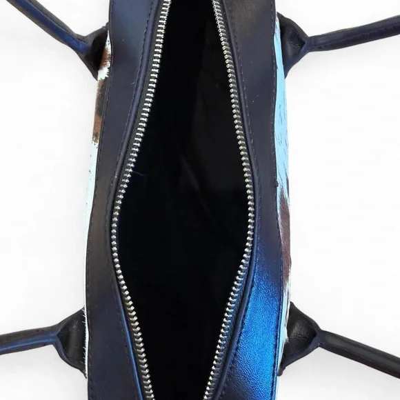 NWT House of Harlow 1960 brown cow print (genuine calf hair) handbag - Picture 9 of 9